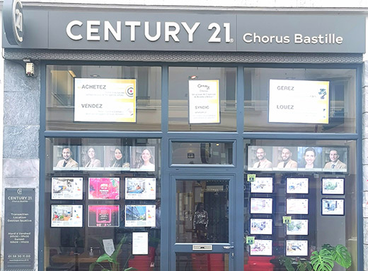 Agence immobilière CENTURY 21 Chorus Bastille, 75011 PARIS