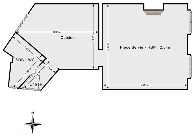 Appartement F2 &agrave; vendre - 2 pi&egrave;ces - 30 m2 - Paris - 75011 - ILE-DE-FRANCE