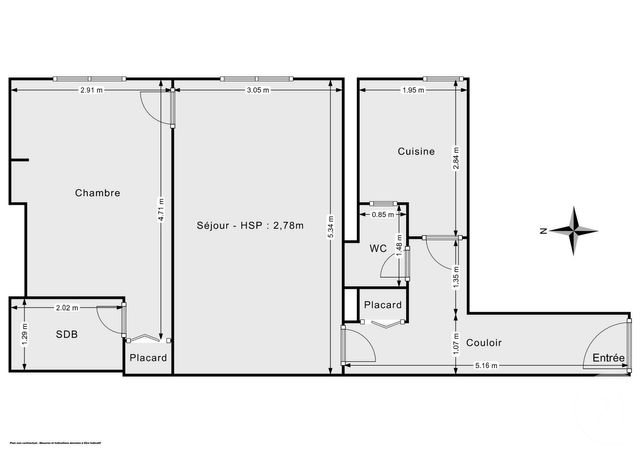 Appartement F2 &agrave; vendre - 2 pi&egrave;ces - 44,69 m2 - Paris - 75011 - ILE-DE-FRANCE