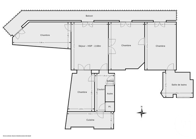 Appartement F4 &agrave; vendre - 4 pi&egrave;ces - 73 m2 - Paris - 75012 - ILE-DE-FRANCE
