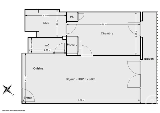 Appartement F2 &agrave; vendre - 2 pi&egrave;ces - 46,50 m2 - Paris - 75020 - ILE-DE-FRANCE