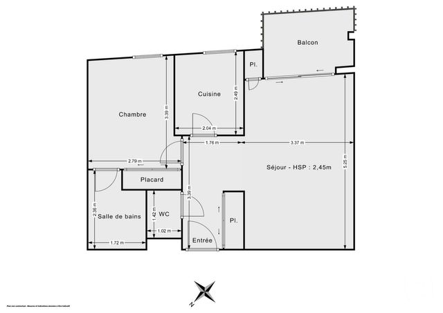 Appartement F2 &agrave; vendre - 2 pi&egrave;ces - 44,80 m2 - Paris - 75012 - ILE-DE-FRANCE