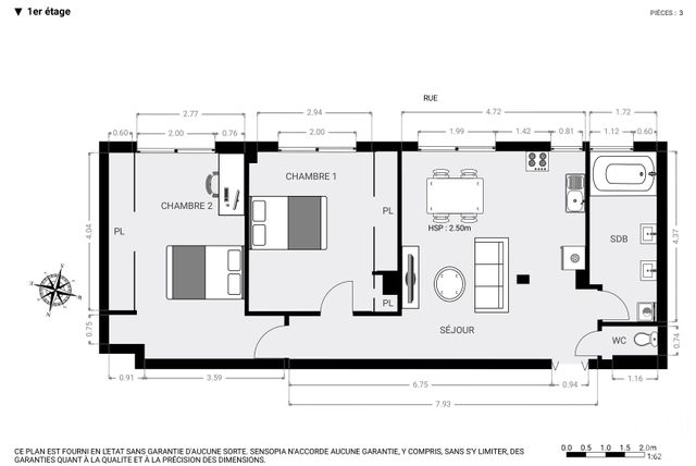 Appartement F3 &agrave; vendre - 3 pi&egrave;ces - 71,24 m2 - Paris - 75011 - ILE-DE-FRANCE