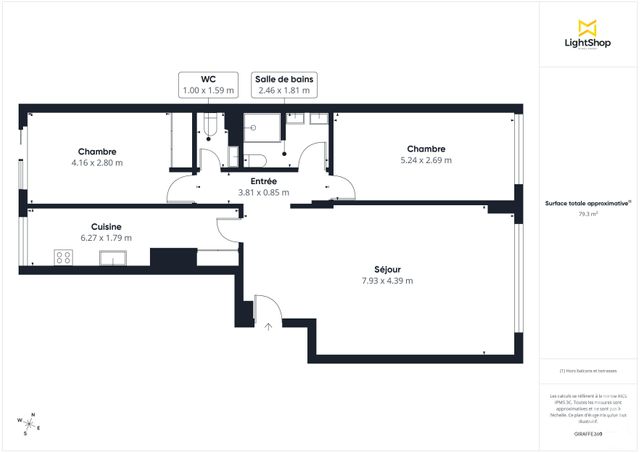Appartement F3 &agrave; vendre - 3 pi&egrave;ces - 80,63 m2 - Paris - 75012 - ILE-DE-FRANCE