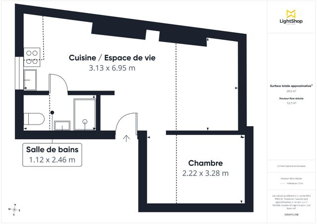 Appartement F2 &agrave; vendre - 2 pi&egrave;ces - 25 m2 - Paris - 75006 - ILE-DE-FRANCE