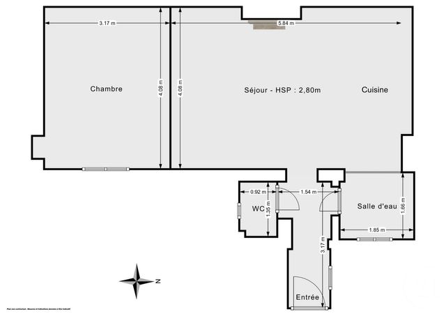 Appartement F2 &agrave; vendre - 2 pi&egrave;ces - 44 m2 - Paris - 75011 - ILE-DE-FRANCE