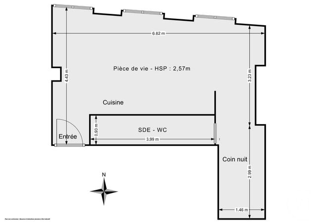 Appartement Studio &agrave; vendre - 1 pi&egrave;ce - 31,62 m2 - Paris - 75011 - ILE-DE-FRANCE