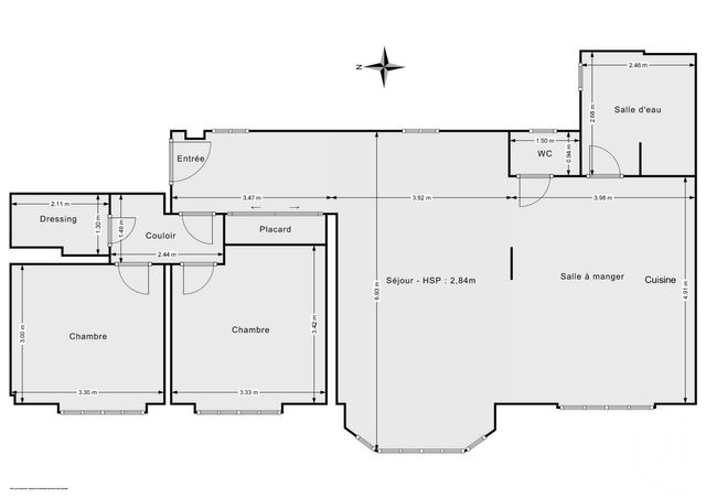 Appartement F3 à vendre - 3 pièces - 86,15 m2 - Paris - 75011 - ILE-DE-FRANCE