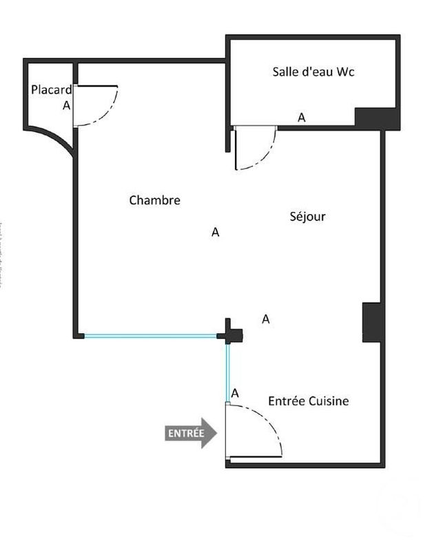 Appartement F2 à vendre - 2 pièces - 28,06 m2 - Paris - 75011 - ILE-DE-FRANCE