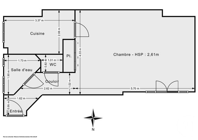 Appartement Studio &agrave; vendre - 1 pi&egrave;ce - 36 m2 - Paris - 75011 - ILE-DE-FRANCE