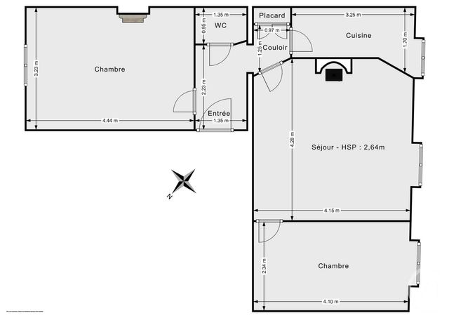 Appartement T3 à vendre - 3 pièces - 50,71 m2 - Paris - 75012 - ILE-DE-FRANCE