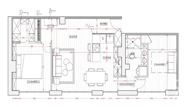 Appartement F3 &agrave; vendre - 3 pi&egrave;ces - 53,25 m2 - Paris - 75011 - ILE-DE-FRANCE