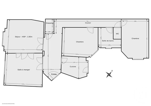 Afficher la photo en grand Appartement F4 à vendre - 4 pièces - 85,89 m2 - Paris - 75016 - ILE-DE-FRANCE