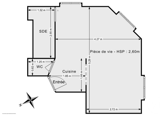Appartement Studio à vendre - 1 pièce - 24 m2 - Paris - 75012 - ILE-DE-FRANCE