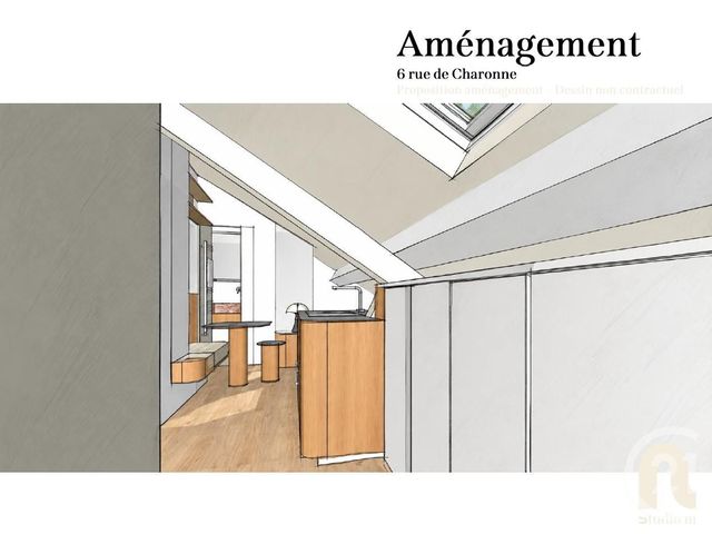 Appartement F1 &agrave; vendre - 1 pi&egrave;ce - 19 m2 - Paris - 75011 - ILE-DE-FRANCE