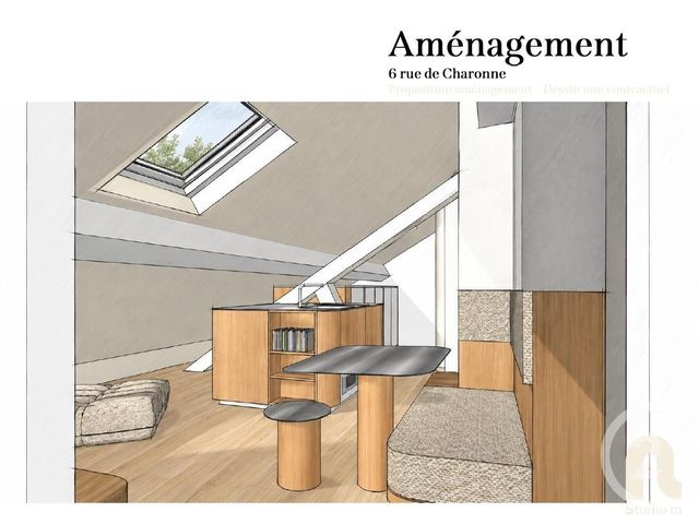 Appartement F1 &agrave; vendre - 1 pi&egrave;ce - 19 m2 - Paris - 75011 - ILE-DE-FRANCE